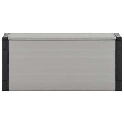 Mülltonnenbox Grau 85x34x40 cm