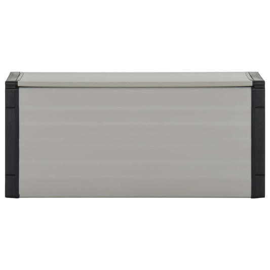 Mülltonnenbox Grau 85x34x40 cm