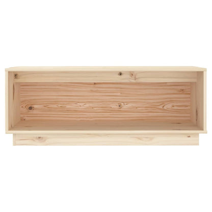 TV-Schrank 90x35x35 cm Massivholz Kiefer