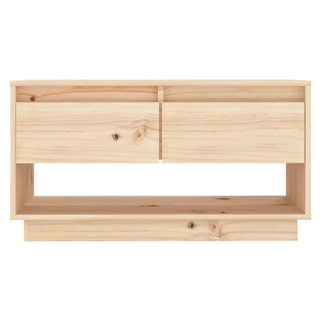 TV-Schrank 74x34x40 cm Massivholz Kiefer