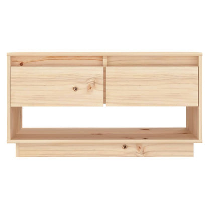 TV-Schrank 74x34x40 cm Massivholz Kiefer