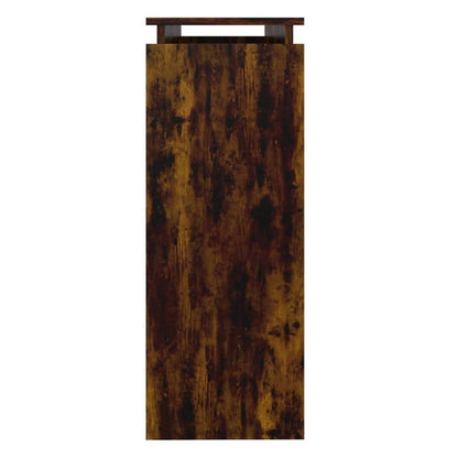 Konsolentisch Räuchereiche 102x30x80 cm Holzwerkstoff