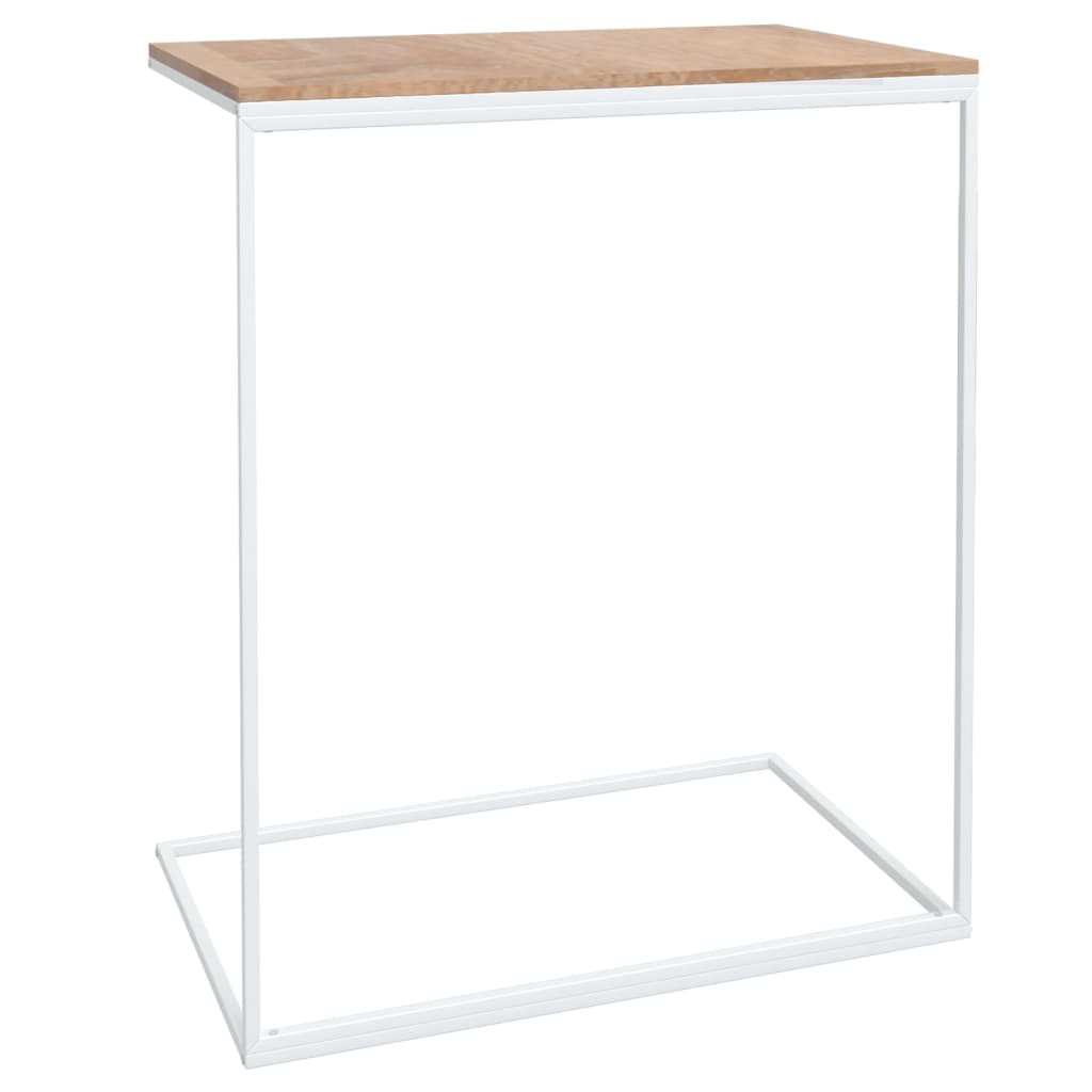 Beistelltisch Weiß 55x35x66 cm Holzwerkstoff