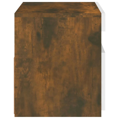 TV-Schrank mit LED-Leuchten Räuchereiche 60x35x40 cm