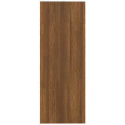 Konsolentisch Braun Eichen-Optik 105x30x80 cm Holzwerkstoff