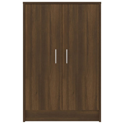 Schuhschrank Braun Eichen-Optik 60x35x70 cm Holzwerkstoff