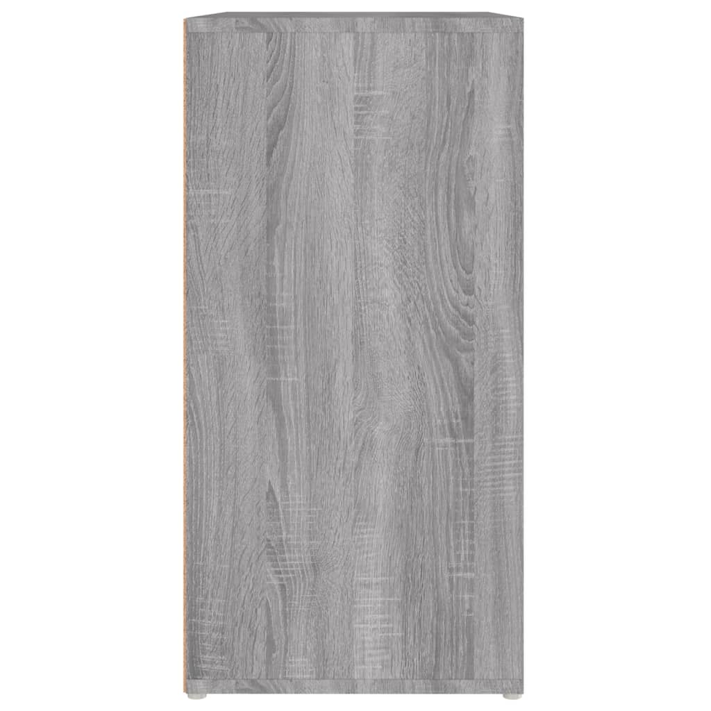 Schuhschrank Grau Sonoma 60x35x70 cm Holzwerkstoff