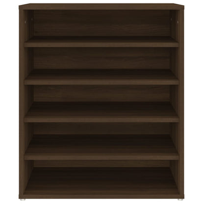Schuhschrank Braun Eichen-Optik 60x35x70 cm Holzwerkstoff