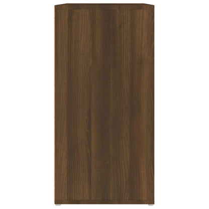 Schuhschrank Braun Eichen-Optik 60x35x70 cm Holzwerkstoff