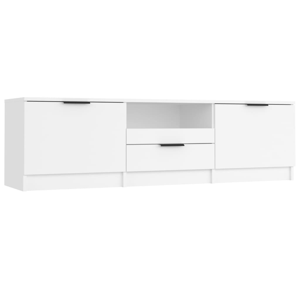 TV-Schrank Weiß 140 x 35 x 40 cm Holzwerkstoff