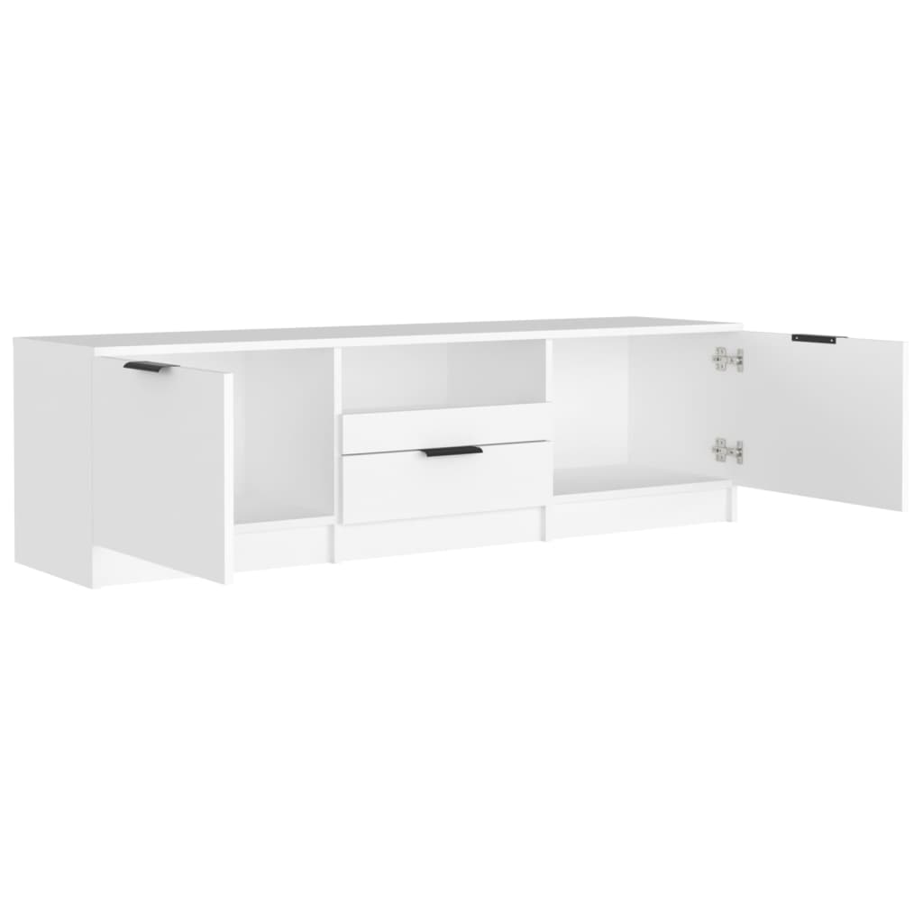 TV-Schrank Weiß 140 x 35 x 40 cm Holzwerkstoff