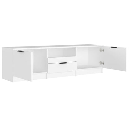 TV-Schrank Weiß 140 x 35 x 40 cm Holzwerkstoff
