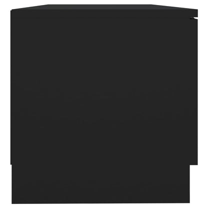 TV-Schränke 2 Stk. Schwarz 80x35x36,5 cm Holzwerkstoff