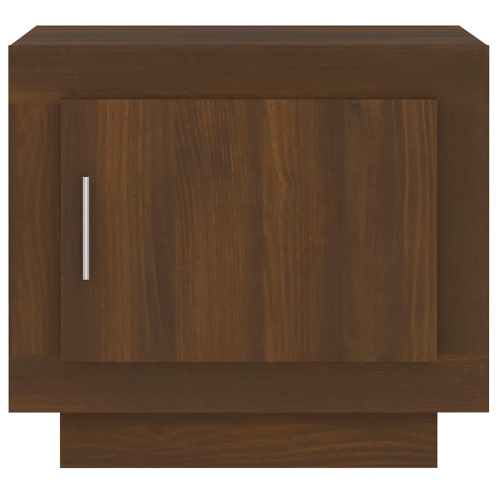 Couchtisch Braun Eichen-Optik 51x50x45 cm Holzwerkstoff