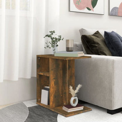 Beistelltisch Räuchereiche 50x30x50 cm Holzwerkstoff