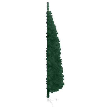 Künstlicher Halb-Weihnachtsbaum mit Ständer Schlank Grün 180 cm