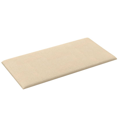 Wandpaneele 12 Stk. Creme 60x30 cm Stoff 2,16 m²