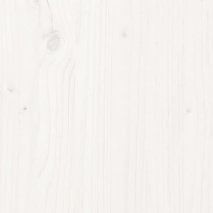 Massivholzbett Weiß Kiefer 160x200 cm