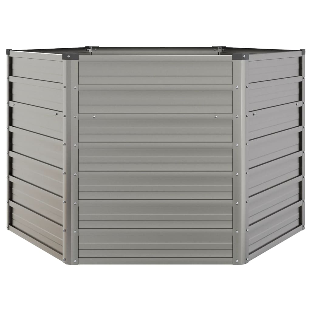 Hochbeet Rostig 129x129x77 cm Cortenstahl