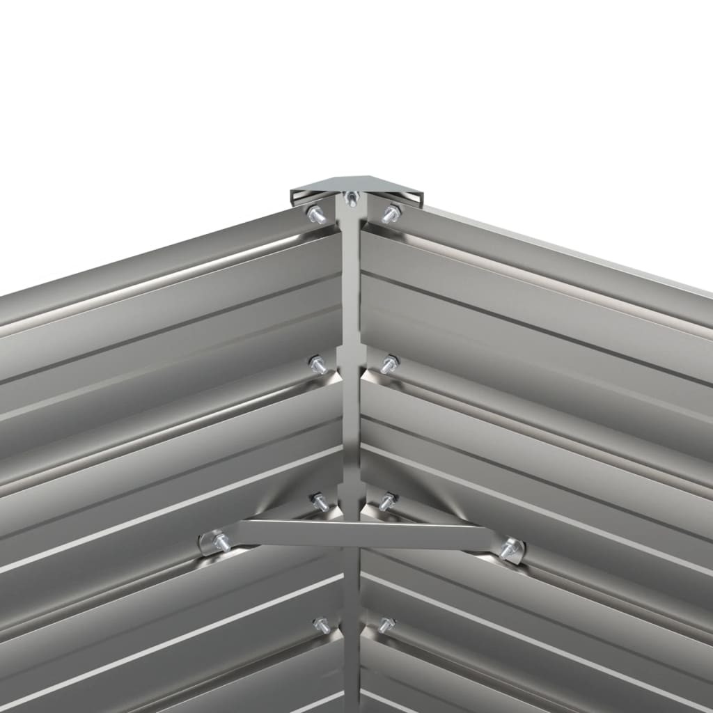 Hochbeet Rostig 129x129x77 cm Cortenstahl