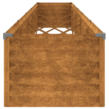 Garten-Hochbeet 482 x 50 x 36 cm Cortenstahl