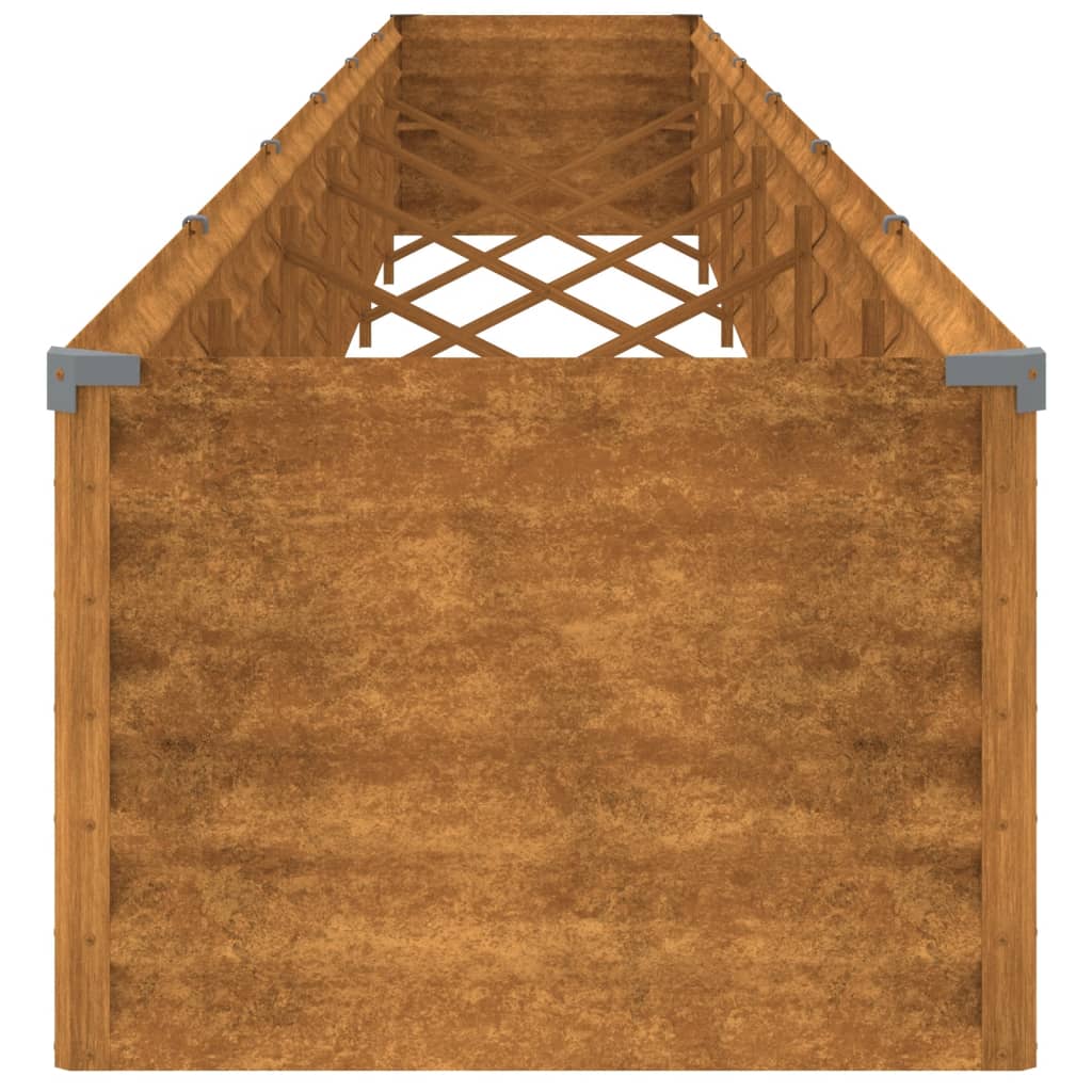 Garten-Hochbeet 580 x 50 x 36 cm Cortenstahl