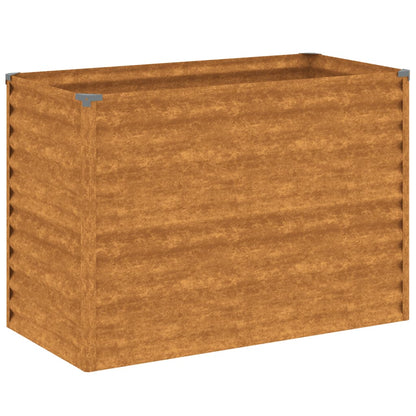 Garten-Hochbeet 100 x 50 x 69 cm Cortenstahl