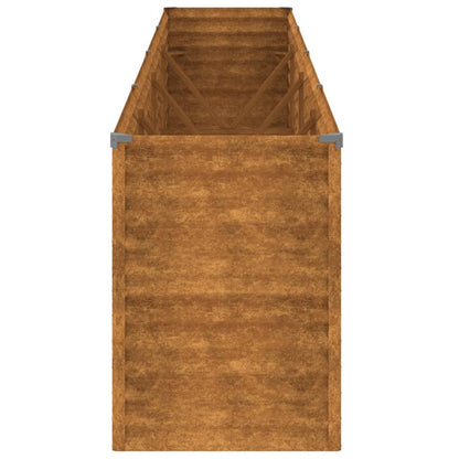 Garten-Hochbeet 385 x 50 x 69 cm Cortenstahl