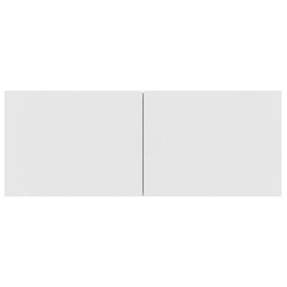 TV-Schränke 2 Stk. Weiß 80x30x30 cm Holzwerkstoff