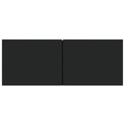 TV-Schränke 2 Stk. Schwarz 80x30x30 cm Holzwerkstoff