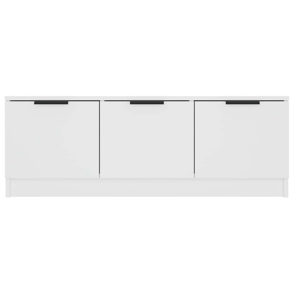 TV-Schrank Weiß 102x35x36,5 cm Holzwerkstoff