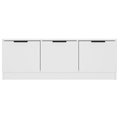 TV-Schrank Weiß 102x35x36,5 cm Holzwerkstoff