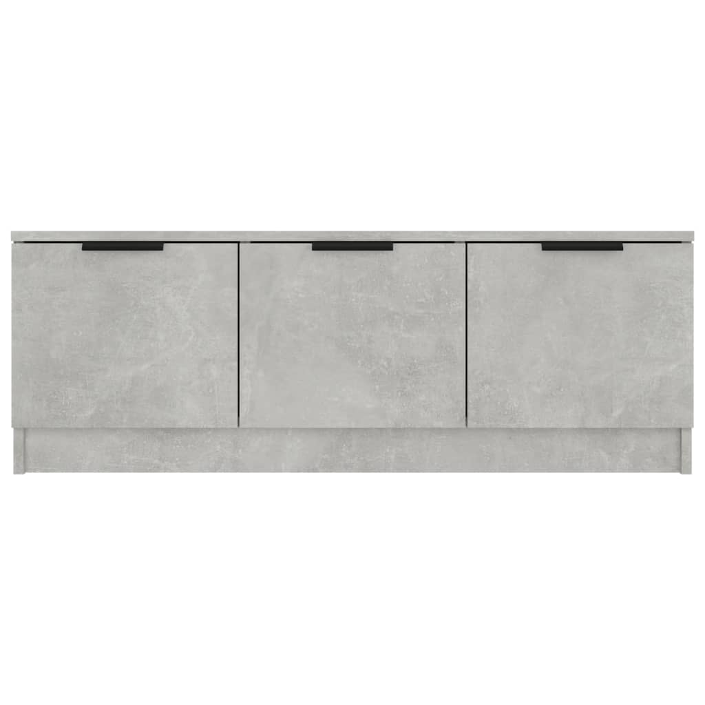 TV-Schrank Betongrau 102x35x36,5 cm Holzwerkstoff