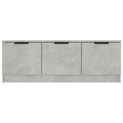 TV-Schrank Betongrau 102x35x36,5 cm Holzwerkstoff