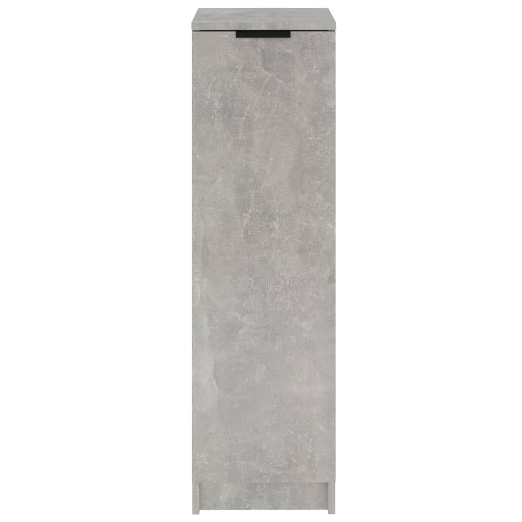 Schuhschrank Betongrau 30x35x100 cm Holzwerkstoff