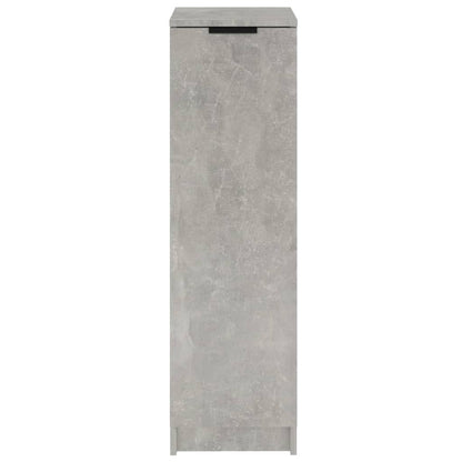 Schuhschrank Betongrau 30x35x100 cm Holzwerkstoff