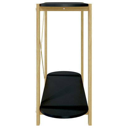 Konsolentisch Schwarz 110x38x75 cm Holzwerkstoff