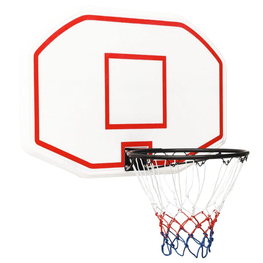 Basketballkorb Weiß 109x71x3 cm Polyethylen