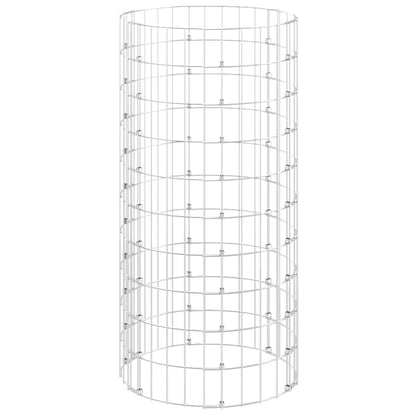 Gartenkomposter Ø50x100 cm Verzinkter Stahl