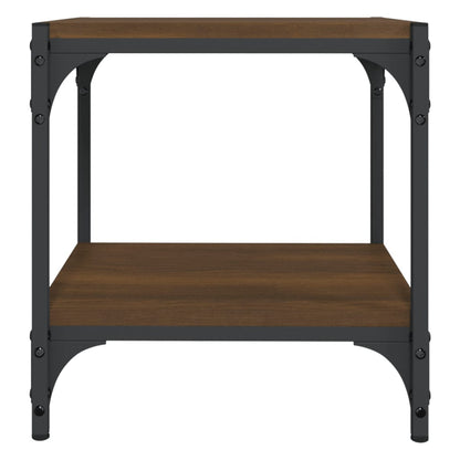 TV-Schrank Braun Eichen-Optik 40x33x41 cm Holzwerkstoff Stahl