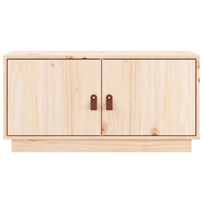 TV-Schrank 80x34x40 cm Massivholz Kiefer