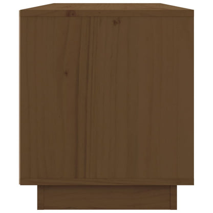 TV-Schrank Honigbraun 80x34x40 cm Massivholz Kiefer