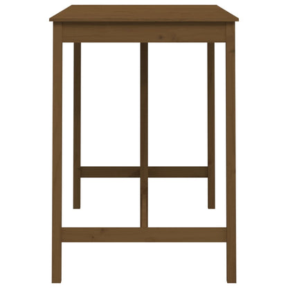 Bartisch Honigbraun 140x80x110 cm Massivholz Kiefer