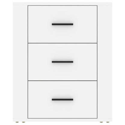 Nachttisch Weiß 50x36x60 cm Holzwerkstoff