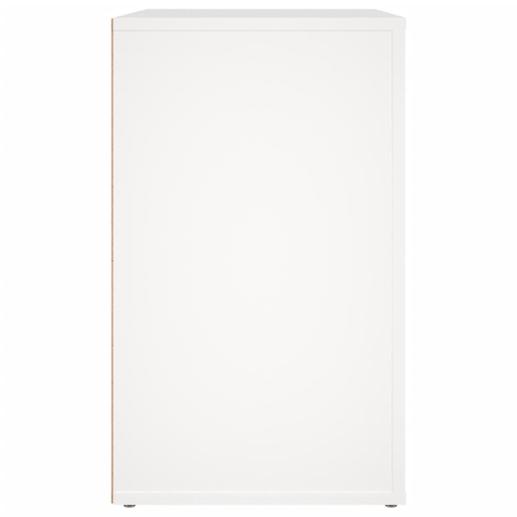 Nachttisch Weiß 50x36x60 cm Holzwerkstoff