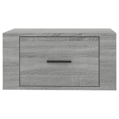 Wand-Nachttisch Grau Sonoma 50x36x25 cm