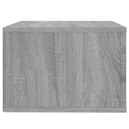 Wand-Nachttisch Grau Sonoma 50x36x25 cm