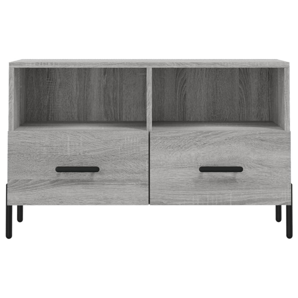 TV-Schrank Grau Sonoma 80x36x50 cm Holzwerkstoff