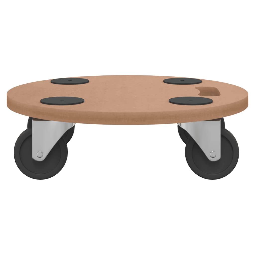 Rollbretter 2 Stk. Rund Holzwerkstoff