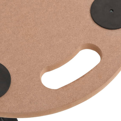 Rollbretter 2 Stk. Rund Holzwerkstoff